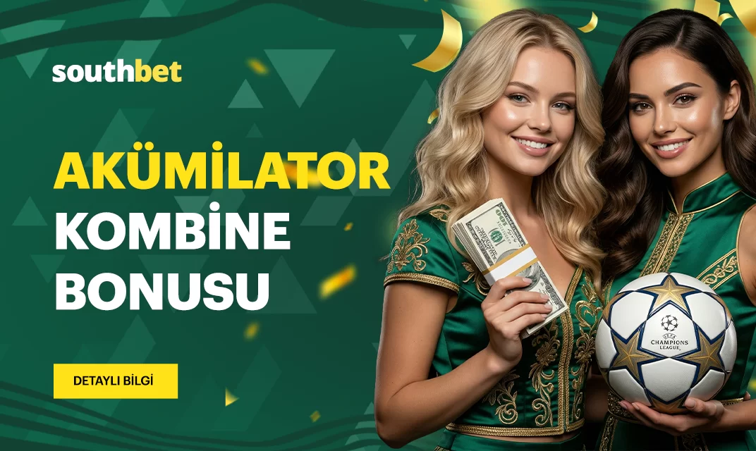 Southbet akümülatör kombine ek kazanç bonusu görseli