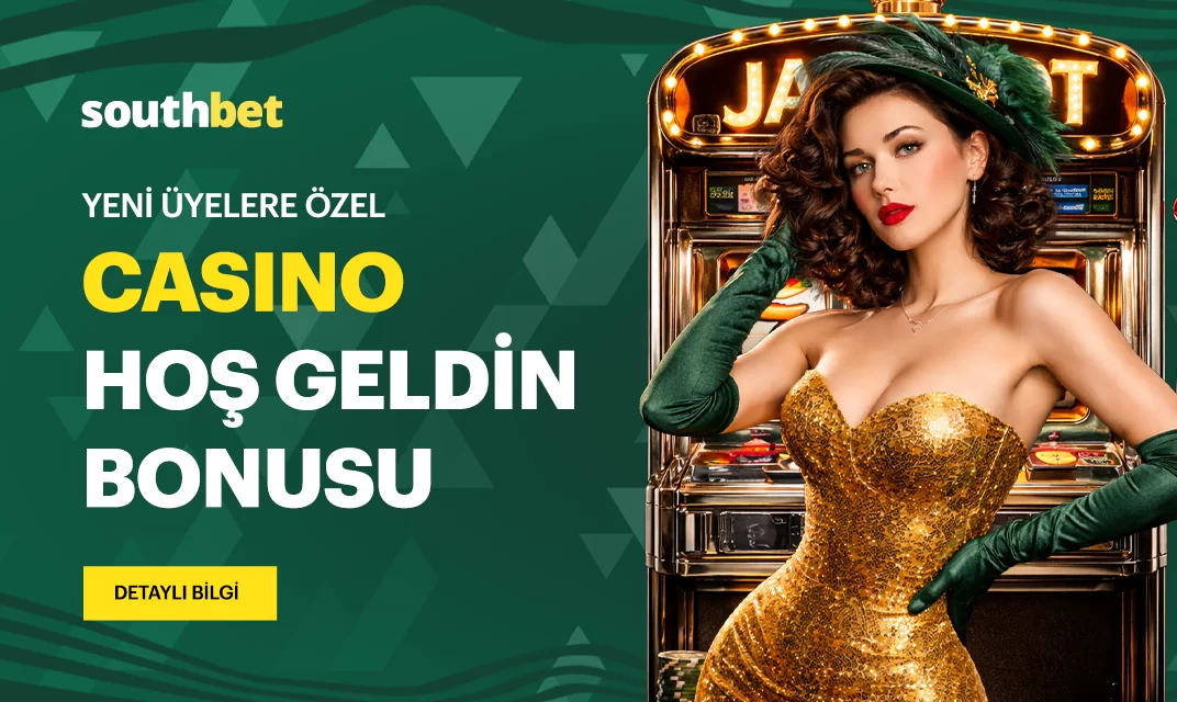 Southbet casino slot hoşgeldin bonusu kampanya görseli