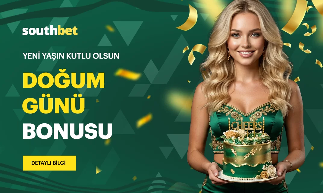 Southbet doğum günü bonusu görseli