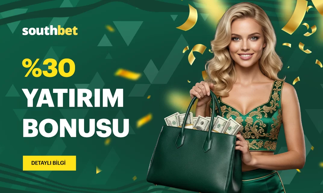 Southbet yüzde otuz yatırım bonusu görseli
